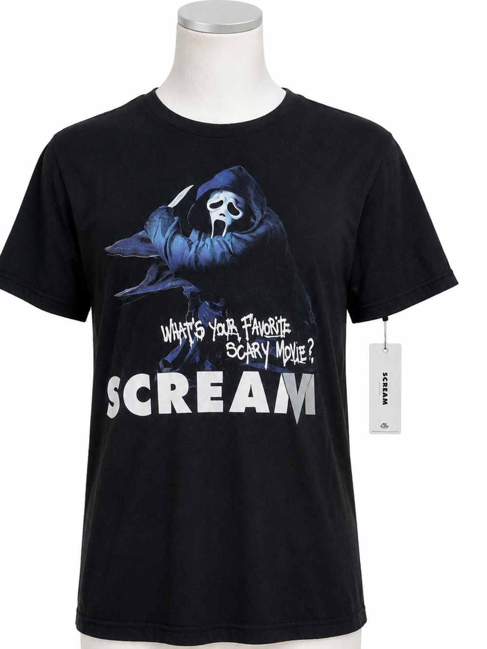 Scream Graphic Tee - Black